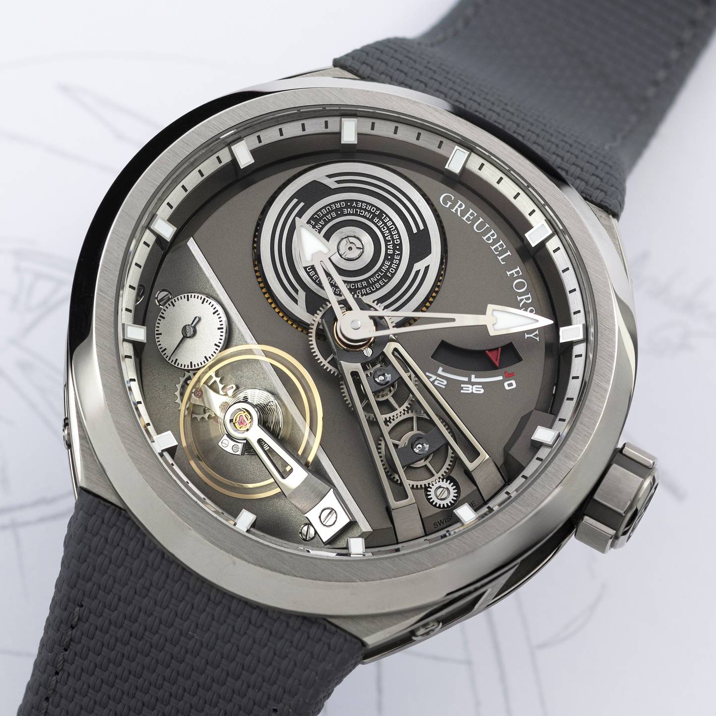 Titanium “Balancier Convexe S2”