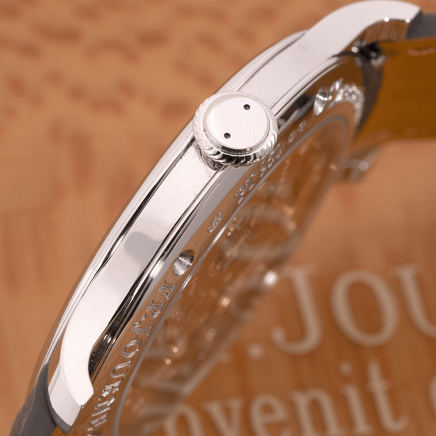 Chronomètre Souverain 'Black Label' in Platinum