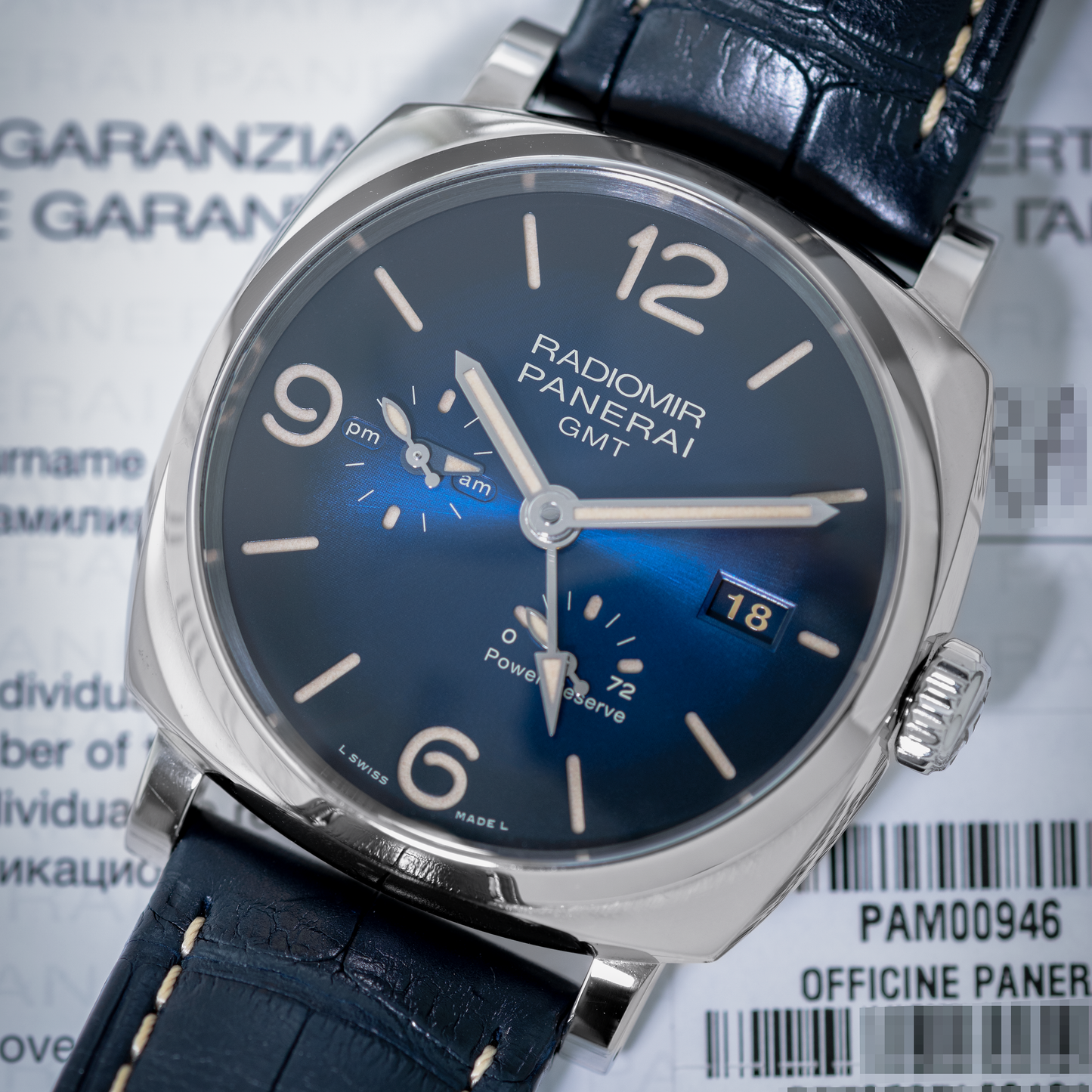 PAM 946 Radiomir 1940 3 Days GMT Automatic
