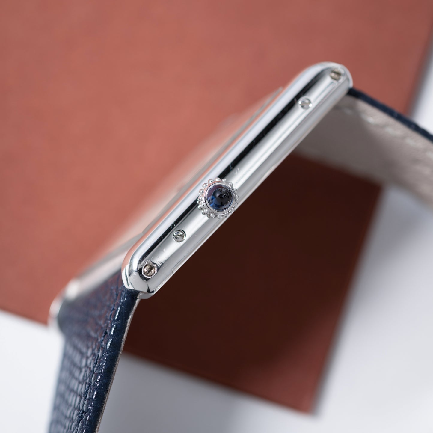 Crown of Platinum Cartier Tank Asymétrique Limited Edition of 100 Ref. 2488 23mm x 33mm