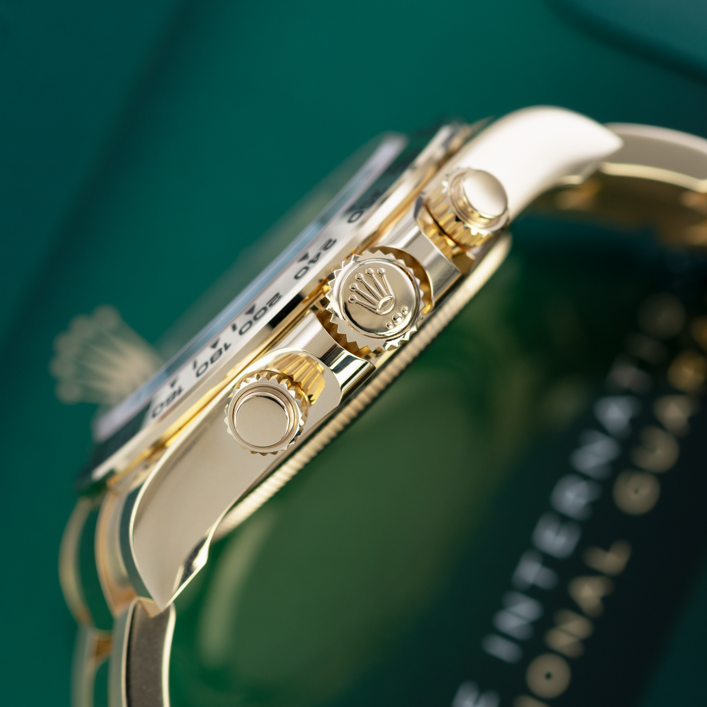 Crown of Yellow Gold Rolex Daytona John Mayer 2.0 Ref. 126508 40mm