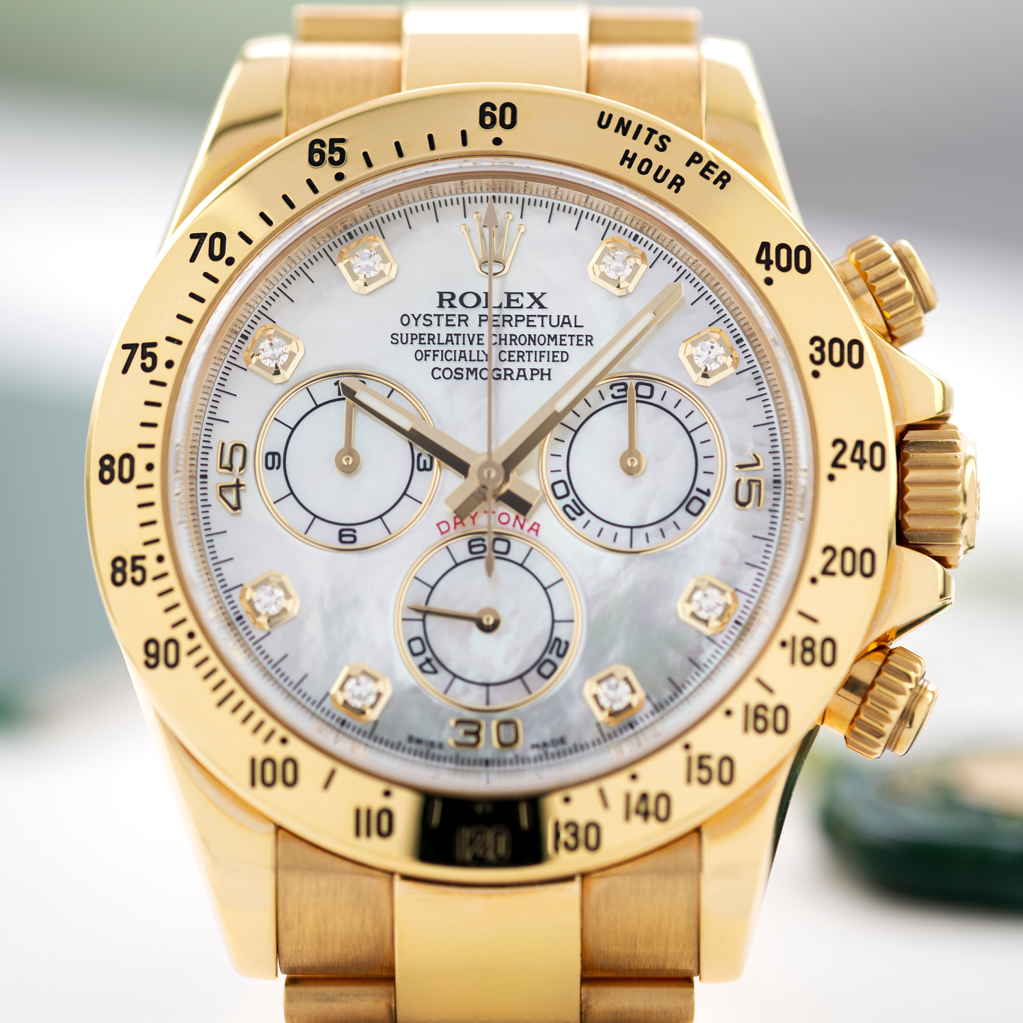Yellow Gold Daytona with Mother of Pearl Dial