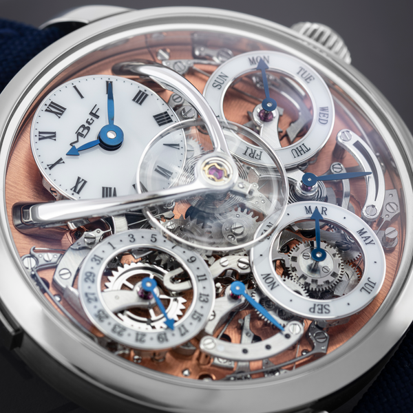 The MB&F Legacy Machine Perpetual Calendar in Stainless Steel