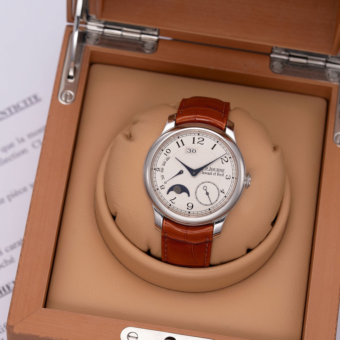 Octa Automatique Lune in Platinum