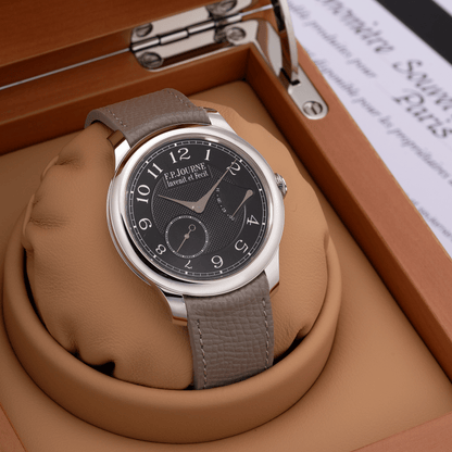 Chronomètre Souverain 'Black Label' in Platinum