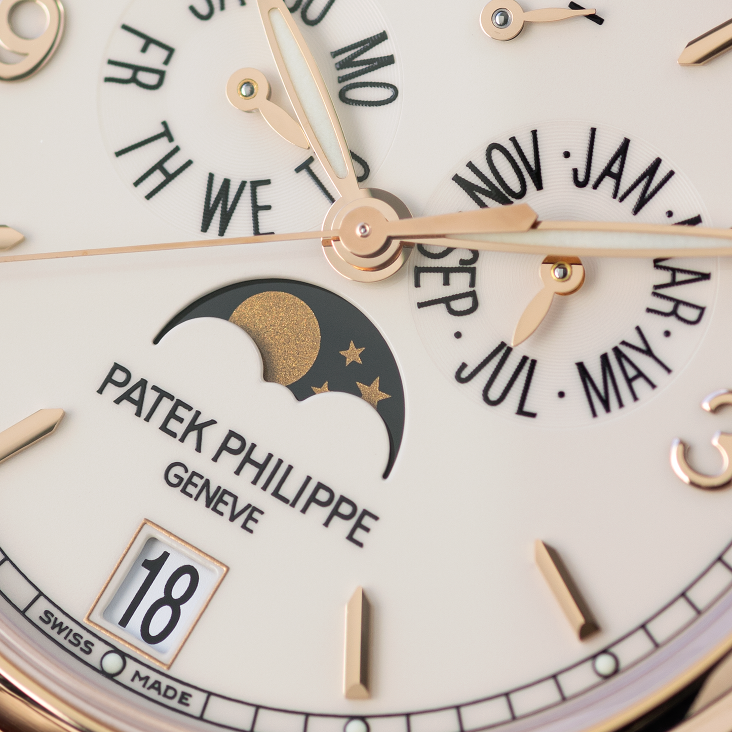 Rose Gold Annual Calendar