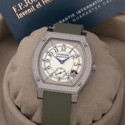 élégante 48 mm Titanium, Set with Diamonds