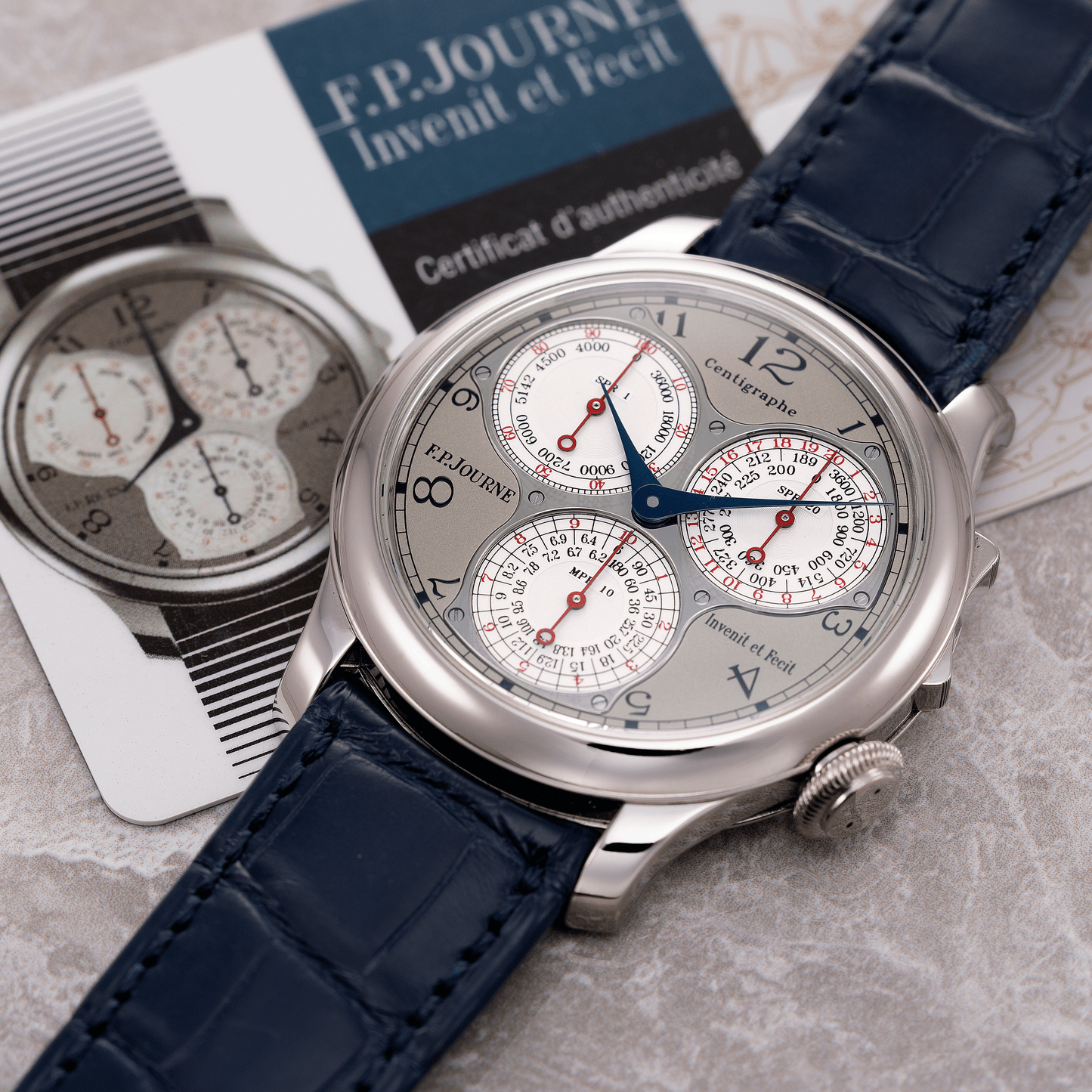 Centigraphe Souverain in Platinum