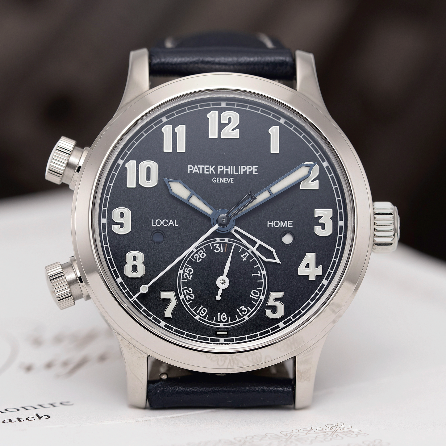White Gold Patek Philippe Calatrava Travel Time Ref. 7234G-001 37.5mm 