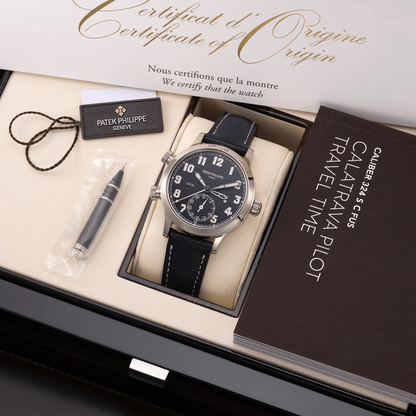 Accessories of White Gold Patek Philippe Calatrava Travel Time Ref. 7234G-001 37.5mm 