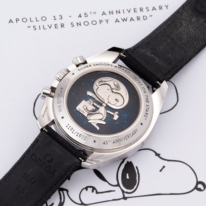 Back of Stainless Steel Omega Speedmaster “Silver Snoopy” Ref. 311.32.42.30.04.003 42mm