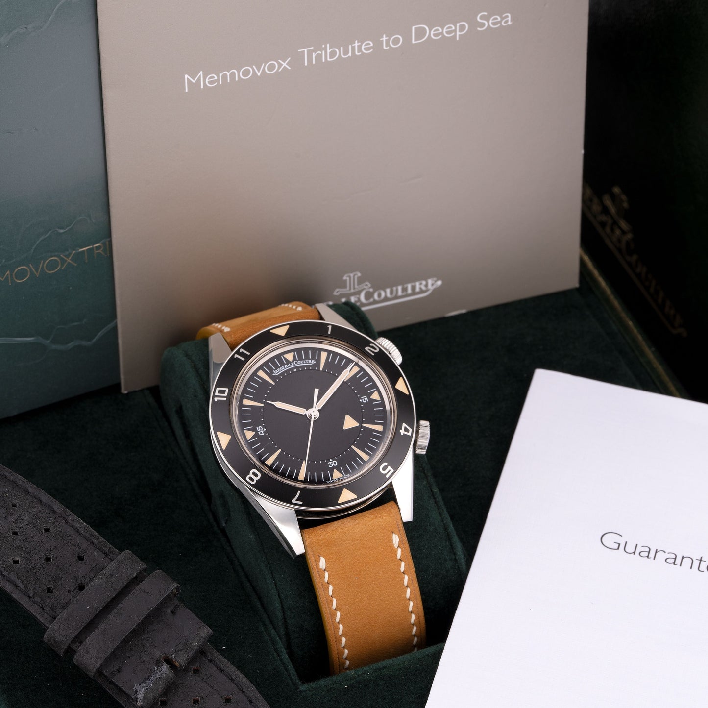 Full Set Stainless Steel Jaeger‑LeCoultre Memovox Tribute to Deep Sea Ref. Q2028470 40.5mm
