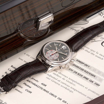 Full Set Platinum Patek Philippe Annual Calendar Ref. 5960P-001 40.5mm