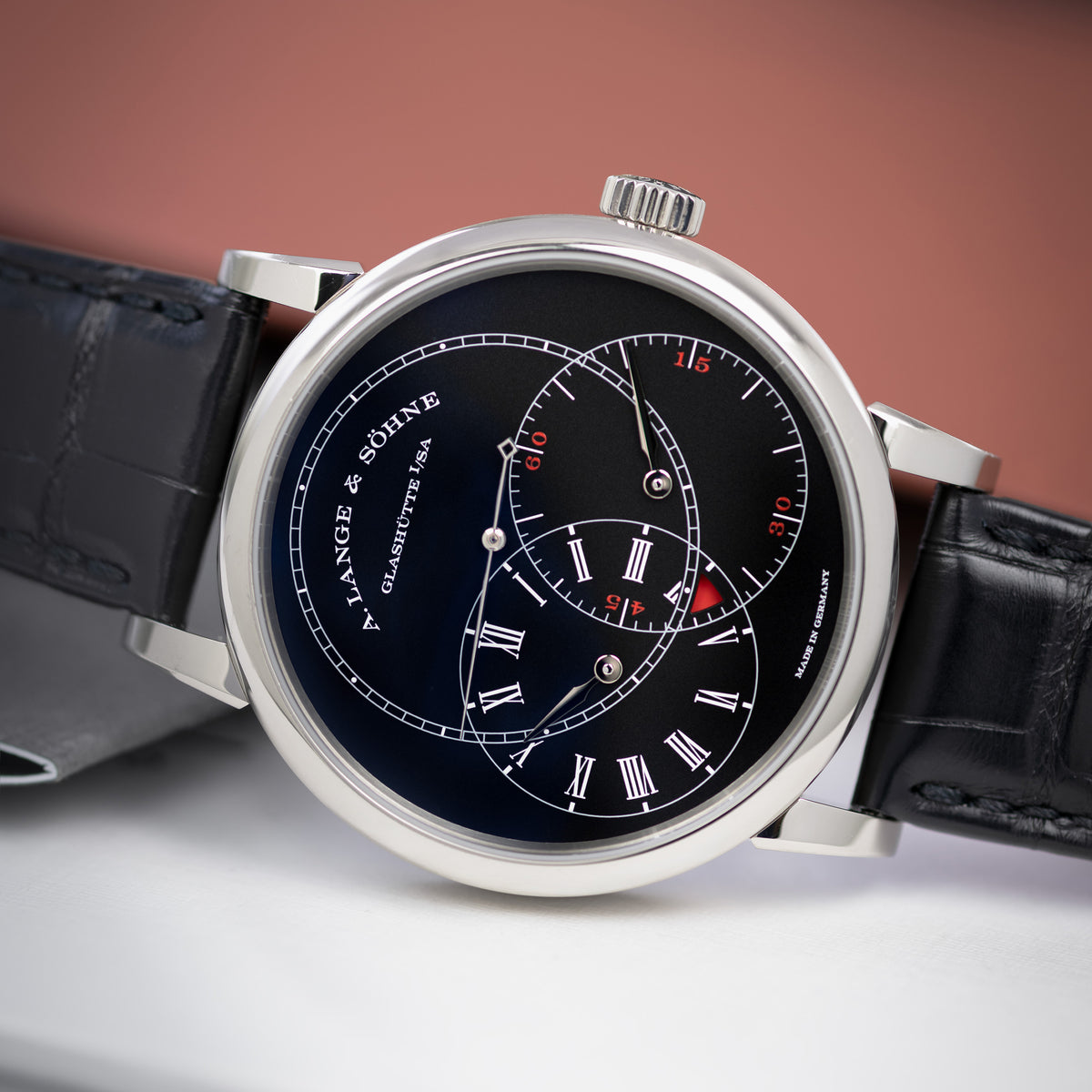 White Gold A. Lange & Söhne Richard Lange Jumping Seconds Ref. 252.029 39mm