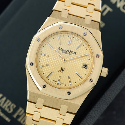 Yellow Gold Audemars Piguet Royal Oak
“Jumbo” Extra-Thin Ref. 15202BA.OO.1240BA.02.A 39mm
