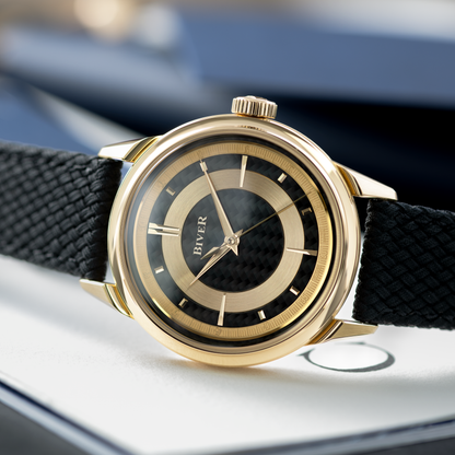 Yellow Gold Biver Automatic Carbon 40mm