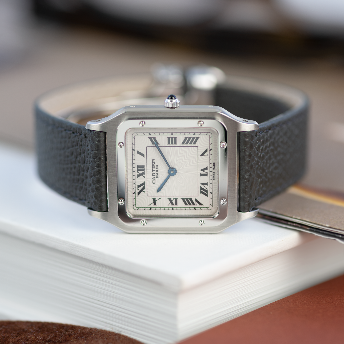 Cartier Platinum Santos 1575