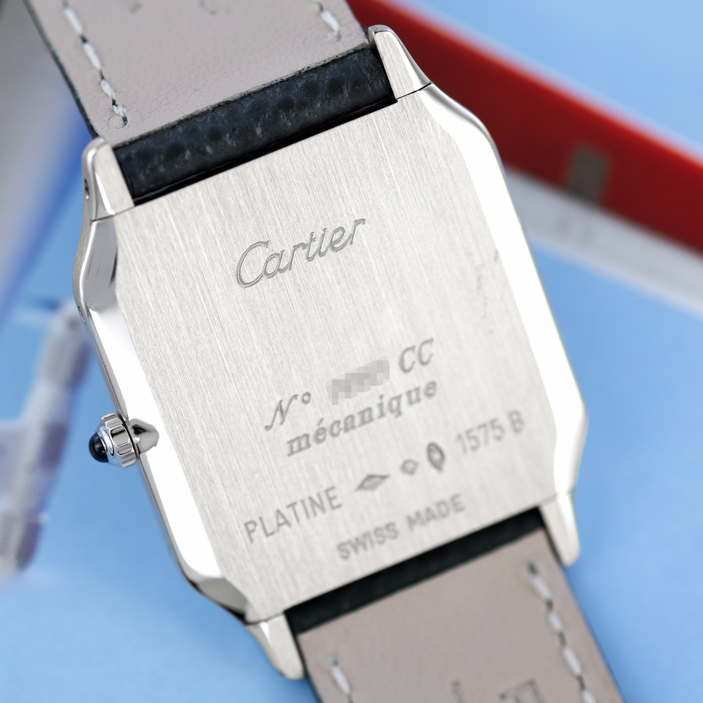 Cartier Platinum Santos 1575