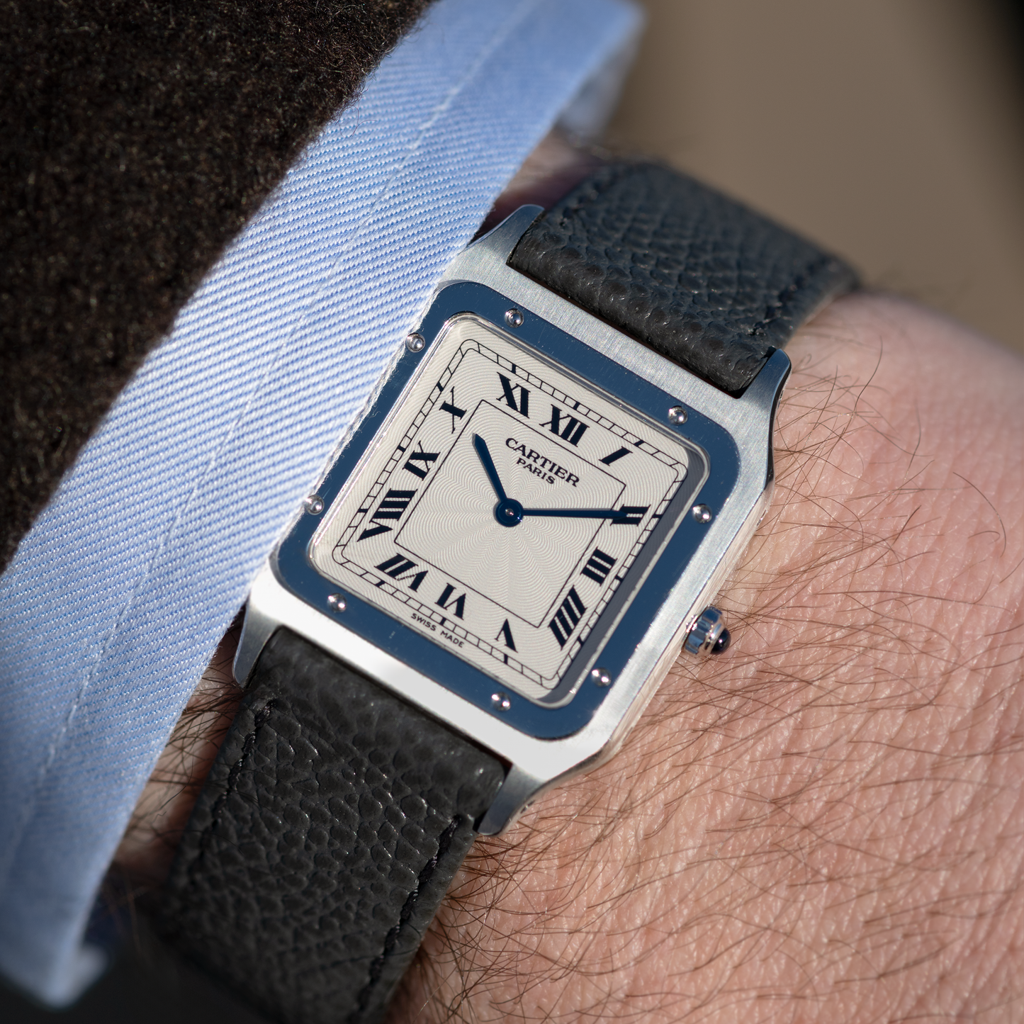 Cartier Platinum Santos 1575