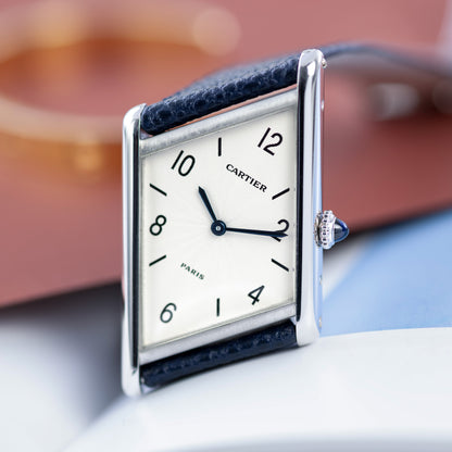 Platinum Cartier Tank Asymétrique Limited Edition of 100 Ref. 2488 23mm x 33mm 