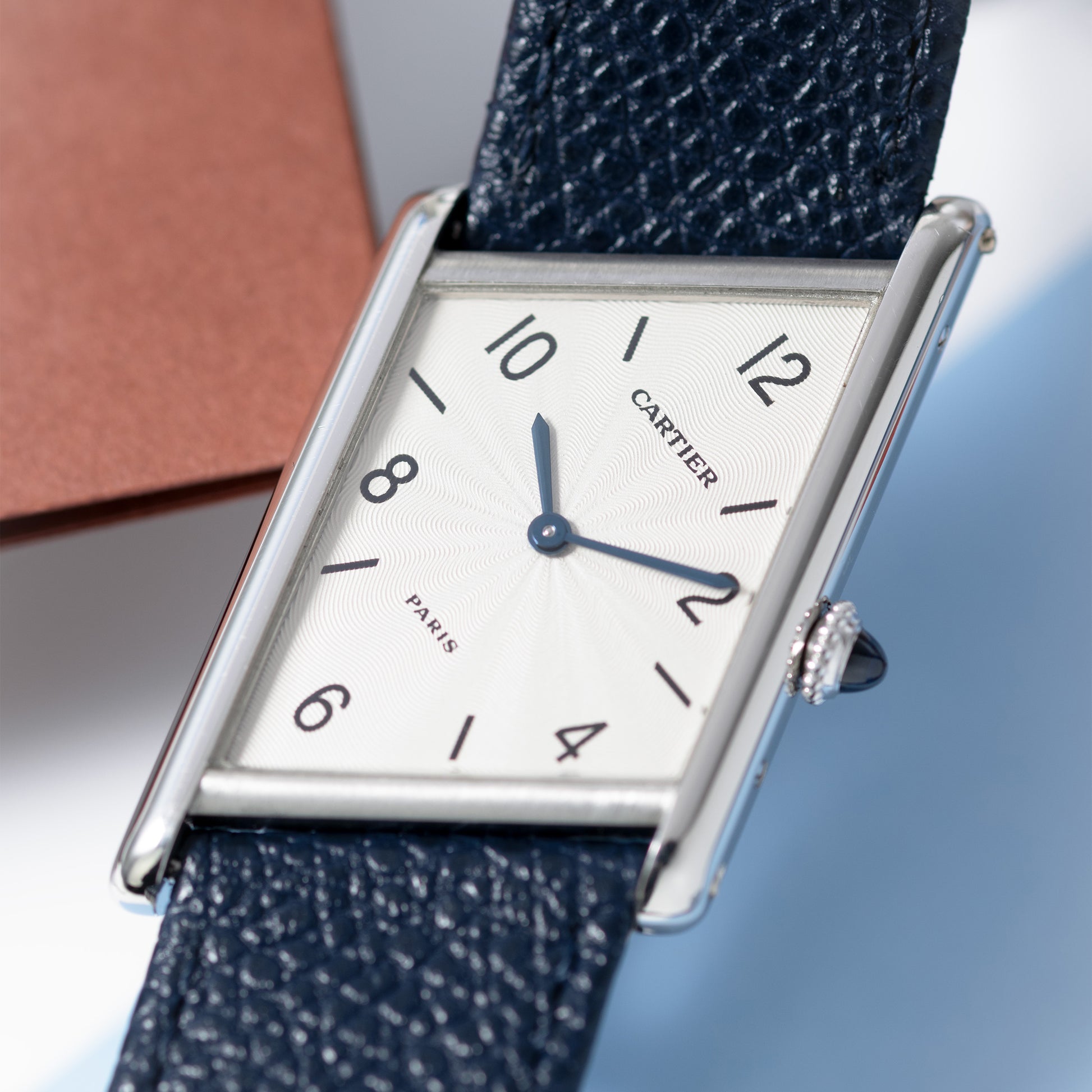 Platinum Cartier Tank Asymétrique Limited Edition of 100 Ref. 2488 23mm x 33mm 