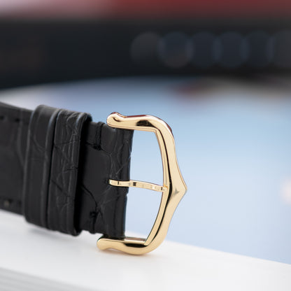 Buckle of Yellow Gold Cartier Tank Chinoise Skeleton Ref. WHTA0016 39.5 mm