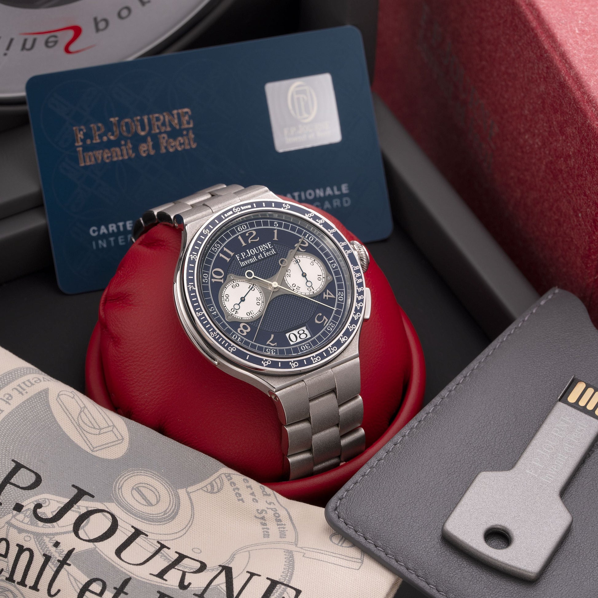 Full Set of Platinum F.P.Journe LineSport Chronographe Rattrapante - Ref. CM 44mm