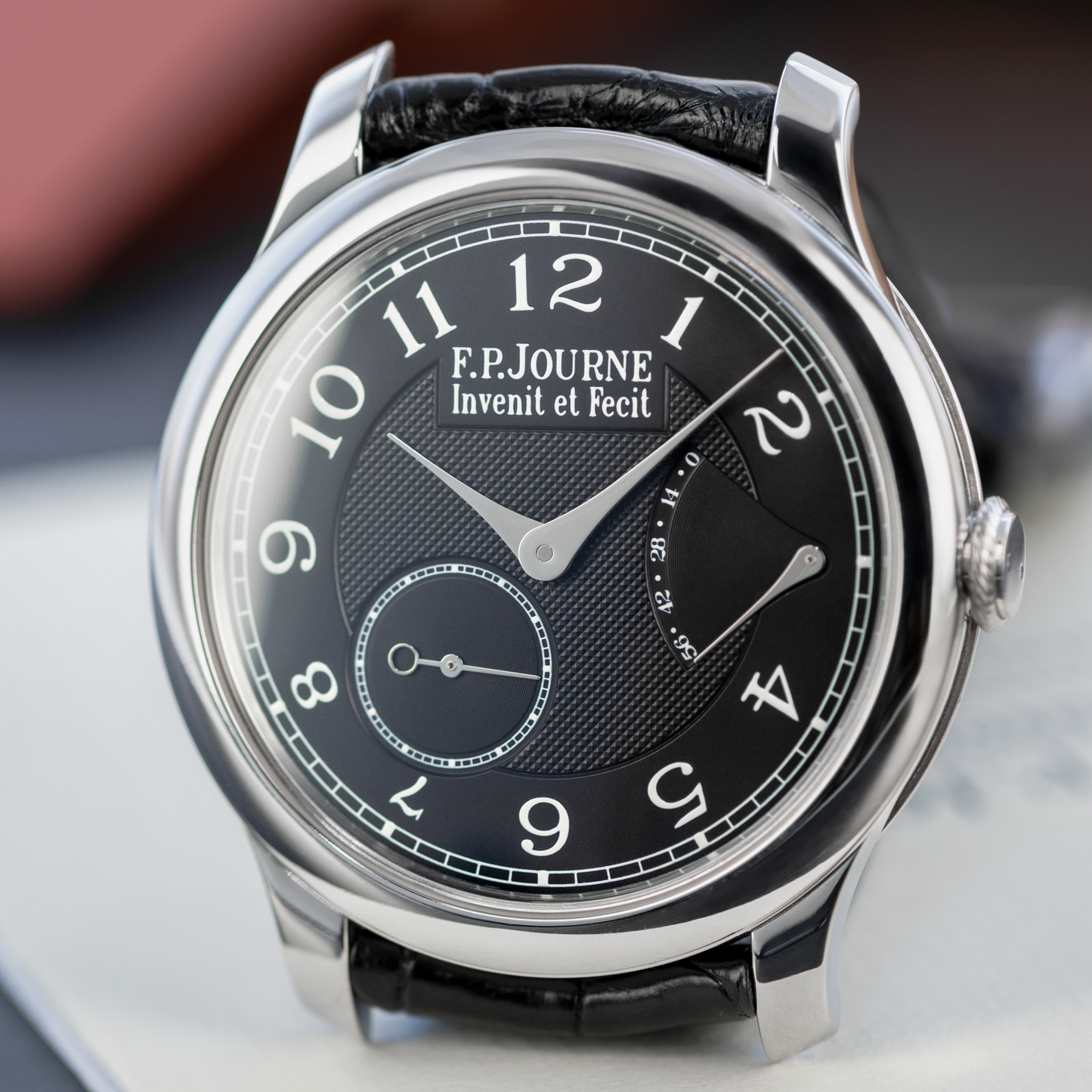40mm Platinum Chronomètre Souverain Black Label