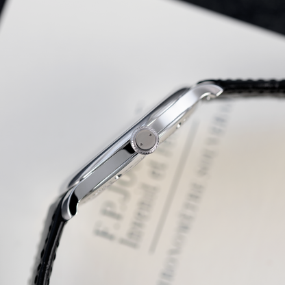 40mm Platinum Chronomètre Souverain Black Label