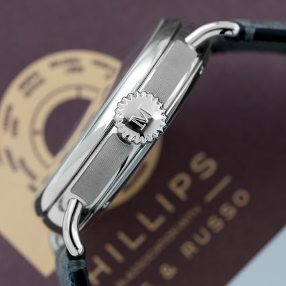 Heritage Dual Time Burgundy fumé dial