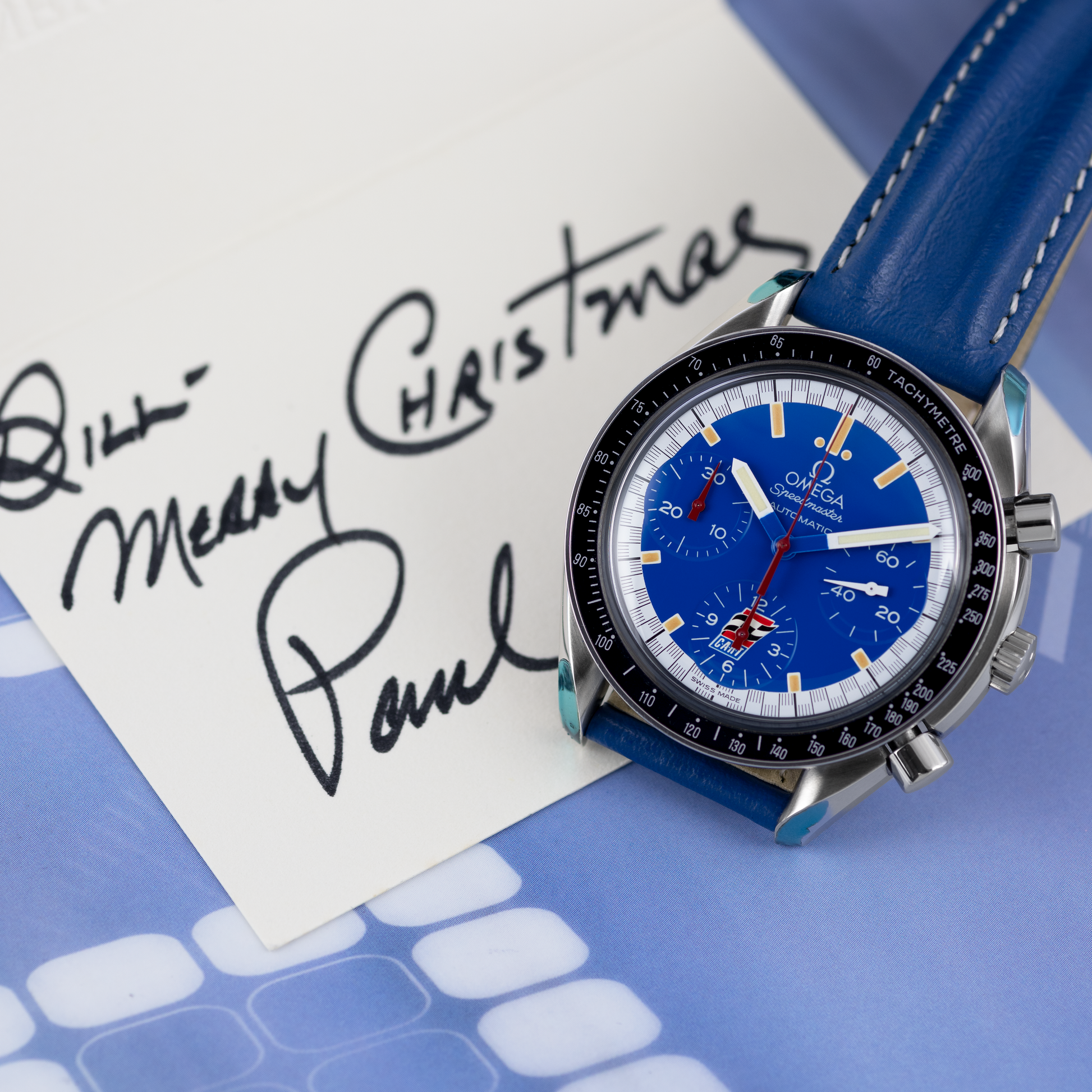 Omega Speedmaster Gifted by Paul Newman & Carl Haas | Phillips Omega Speedmaster Gifted by Paul Newman & Carl Haas | Phillips