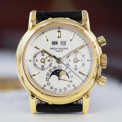 Yellow Gold Patek Philippe Perpetual Calendar Chronograph in 'Fourth Series' Ref. 3970EJ-014 36mm