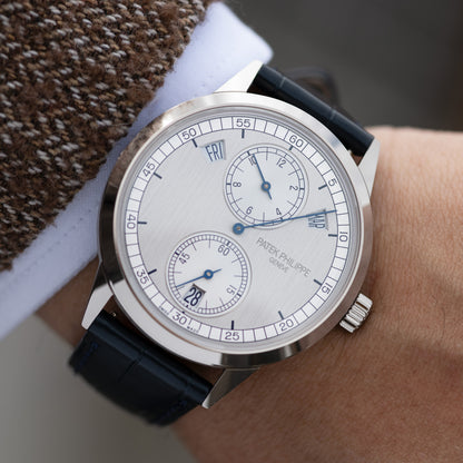 White Gold Patek Philippe Regulator Annual Calendar ref. 5235G Wrist shot