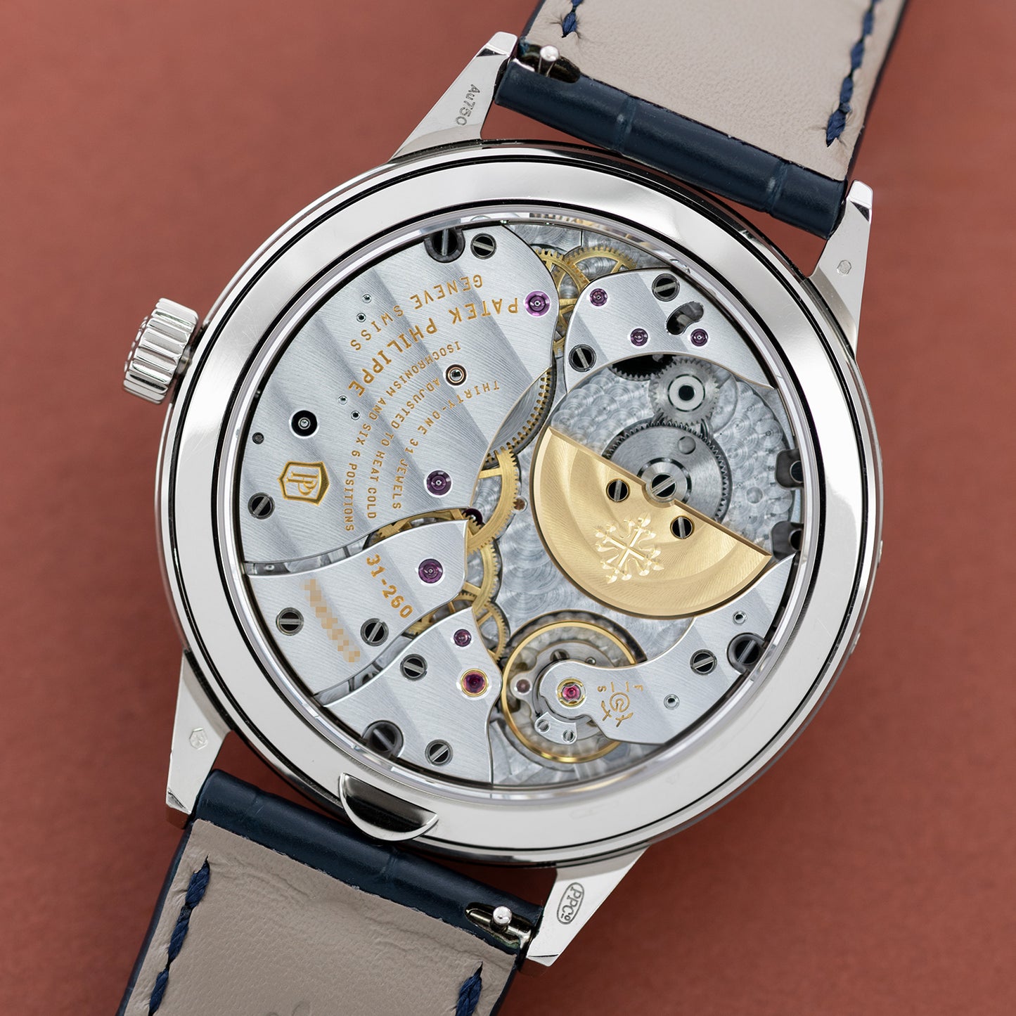 White Gold Patek Philippe Regulator Annual Calendar ref. 5235G Movement shot