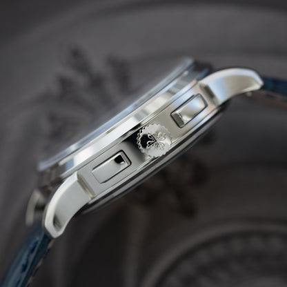 White Gold Patek Philippe World Time Chronograph ref. 5930G Side Crown Pushers 39.5mm