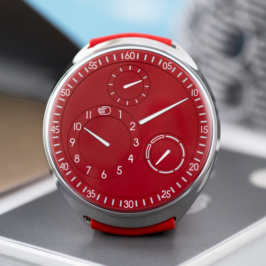 Titanium Ressence Type 1 Slim Red 42mm Front photo