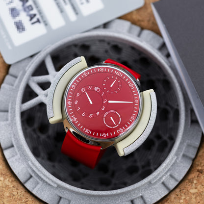Titanium Ressence Type 1 Slim Red 42mm Box and papers