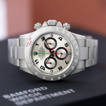 Grey MGTC Stainless Steel Bamford Watch Department Rolex Daytona Ref. 116520 40mm