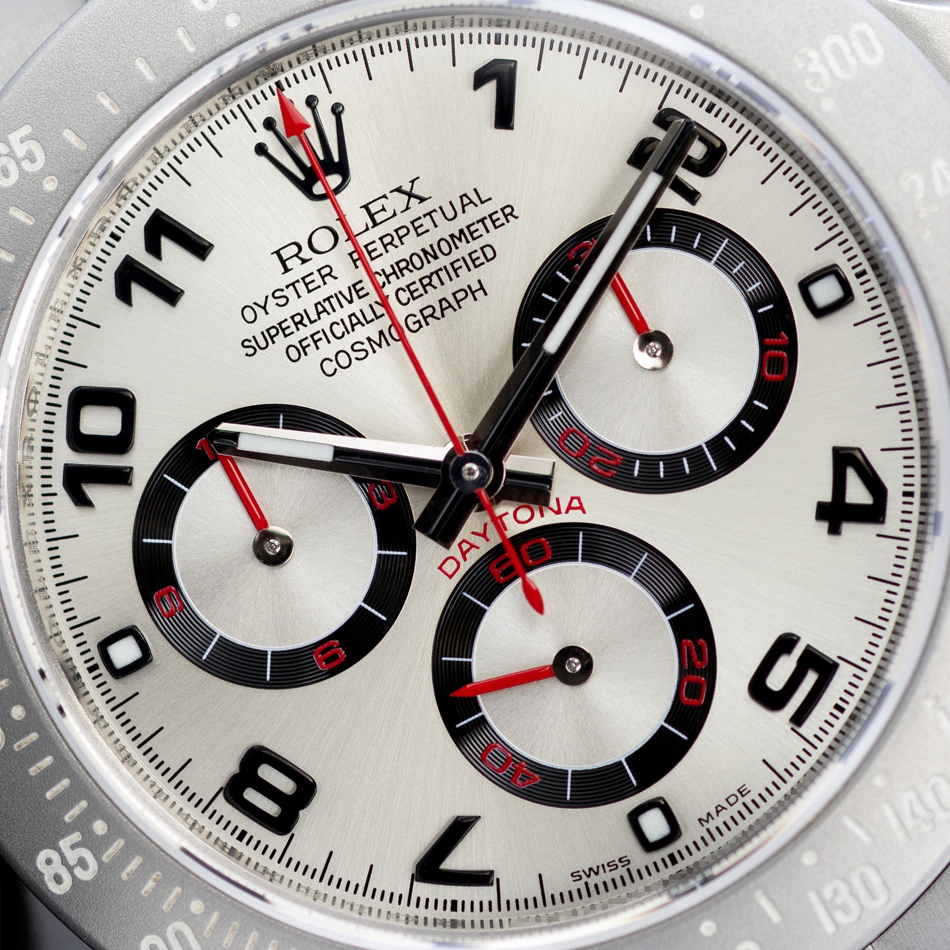 Grey MGTC Stainless Steel Bamford Watch Department Rolex Daytona Ref. 116520 40mm