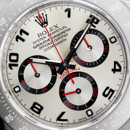 Grey MGTC Stainless Steel Bamford Watch Department Rolex Daytona Ref. 116520 40mm