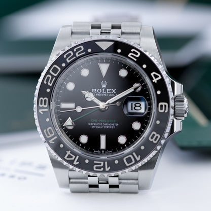 Stainless Steel Rolex GMT-Master II Ref. 126710GRNR Bruce Wayne 40mm