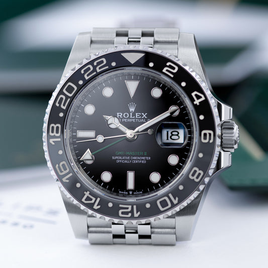 Stainless Steel Rolex GMT-Master II Ref. 126710GRNR Bruce Wayne 40mm