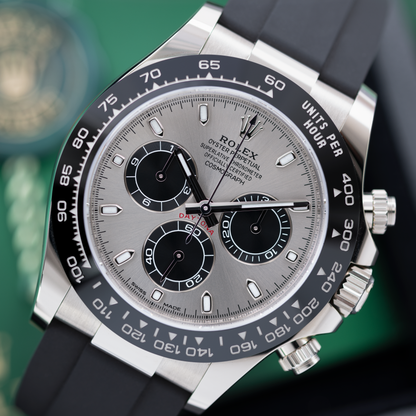 White Gold Daytona 'Ghost' Dial on Oysterflex