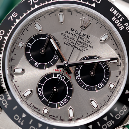 White Gold Daytona 'Ghost' Dial on Oysterflex