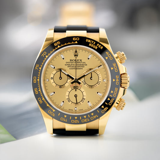 Daytona in Yellow Gold with Champagne Dial
