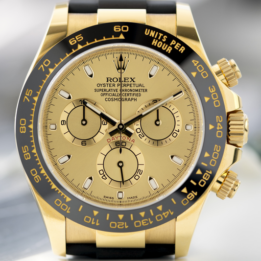 Daytona in Yellow Gold with Champagne Dial