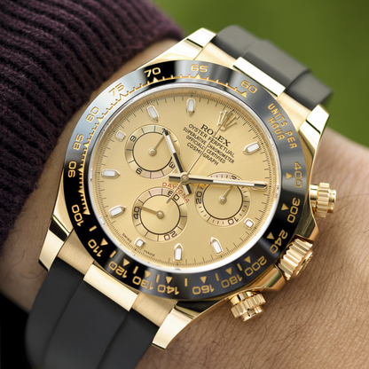 Daytona in Yellow Gold with Champagne Dial