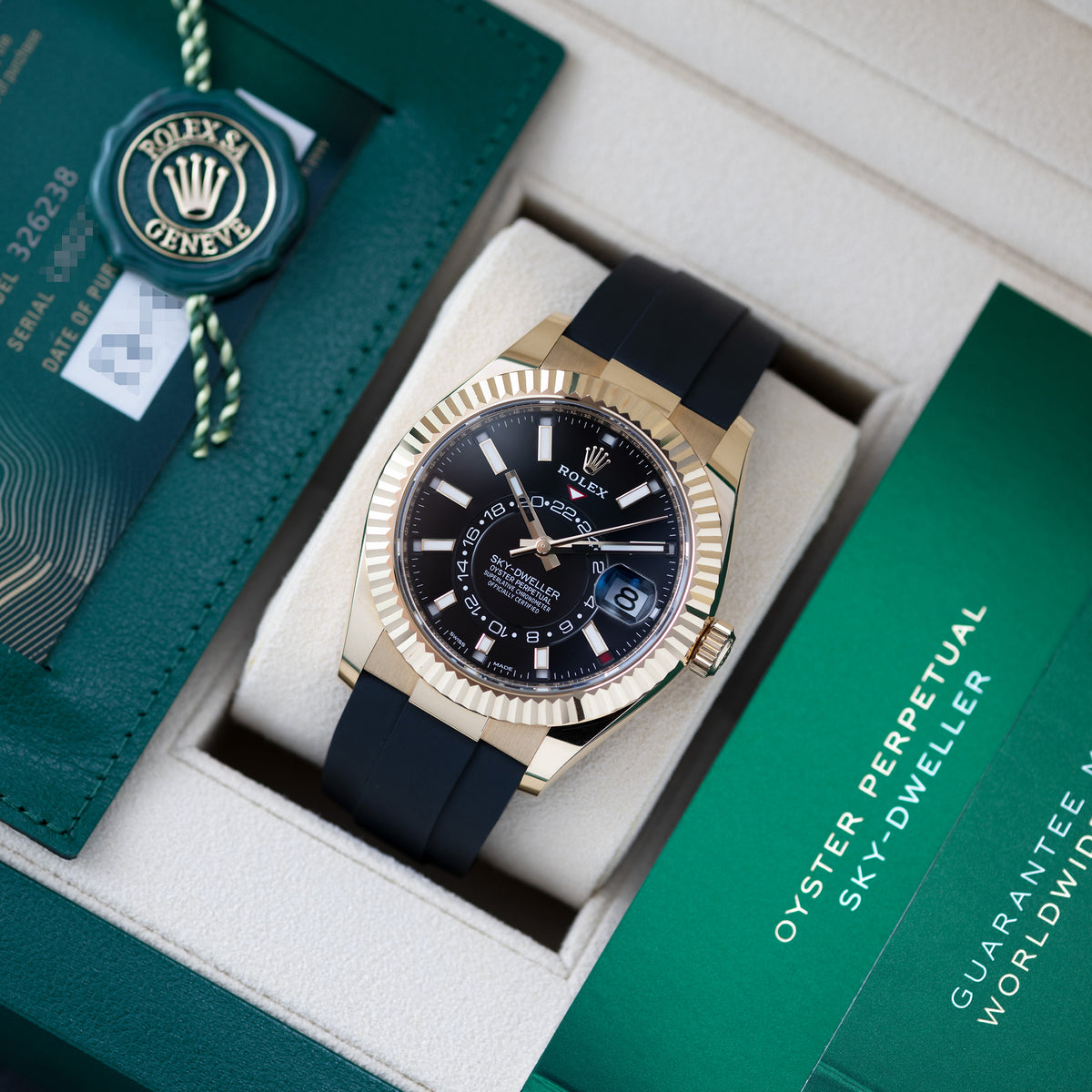 Yellow Gold Sky-Dweller "Full Set"