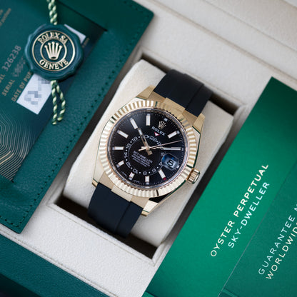 Yellow Gold Sky-Dweller "Full Set"