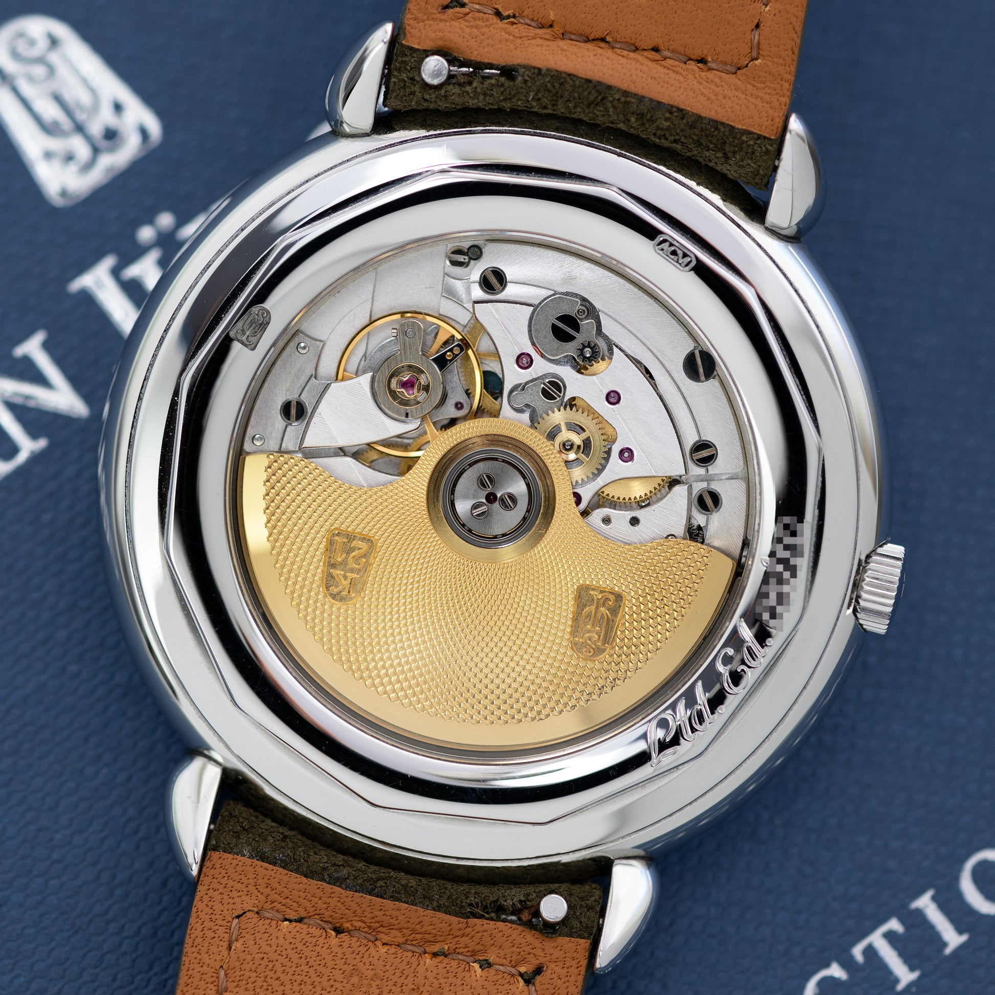 Back of Stainless Steel Urban Jürgensen Big 8 London Limited Edition of 10 40mm